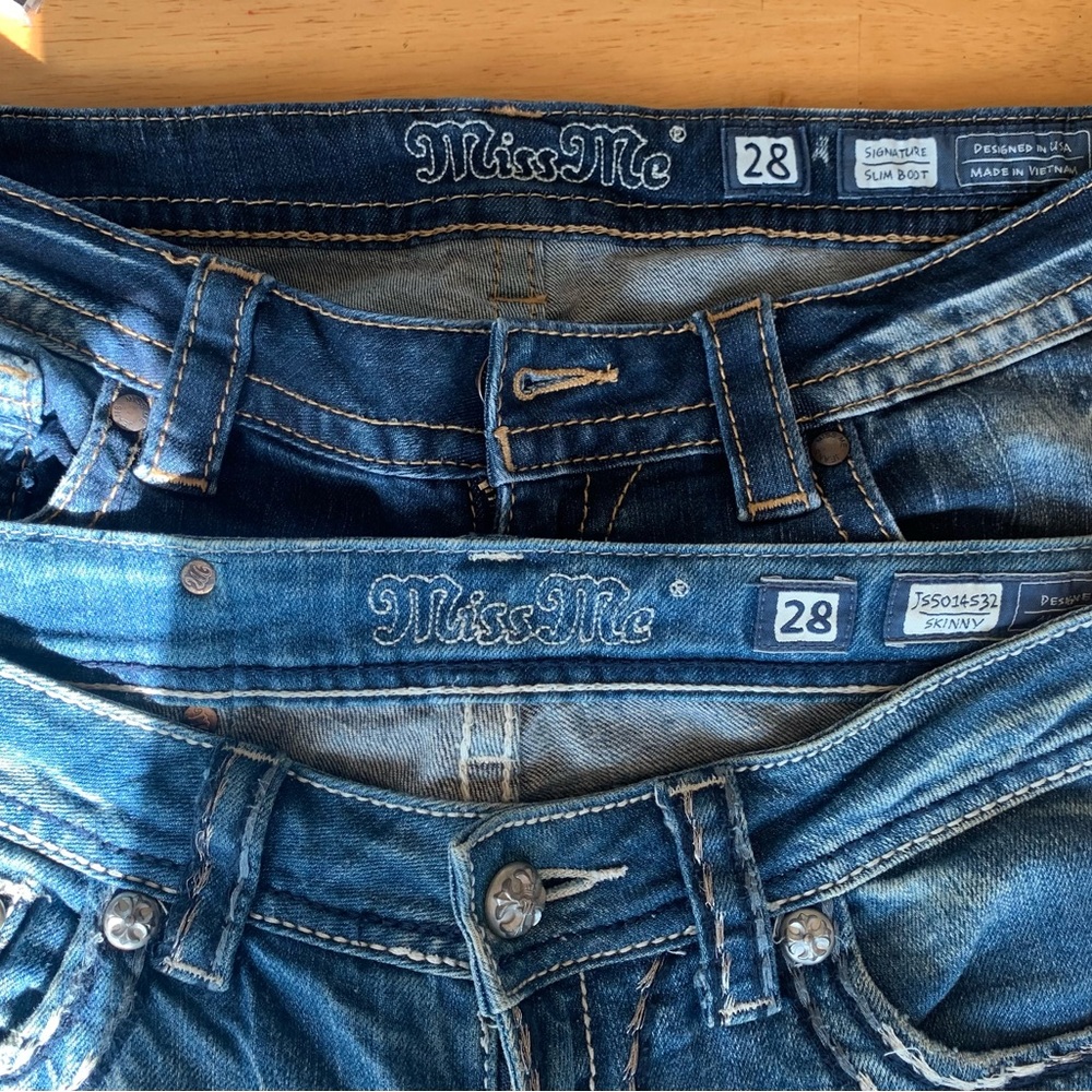 Miss Me Jeans 2 pairs for $50.00